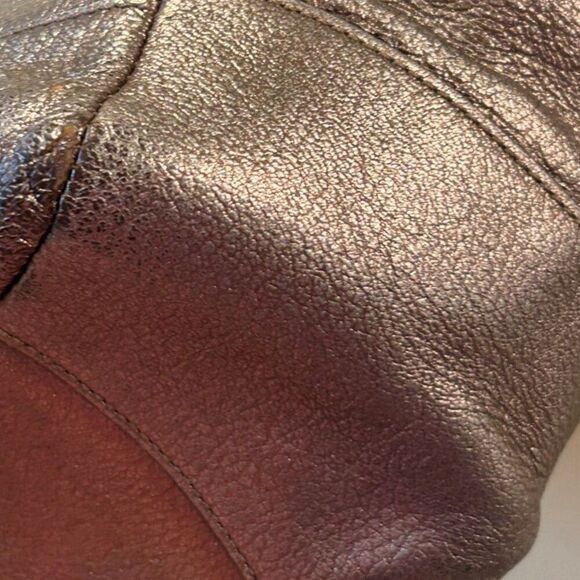 Coach Bronze Metallic Shoulder Bag - Picture 10 of 15